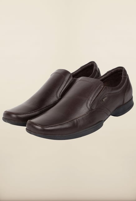 Lee Cooper Brown Leather Slip-on Formal Shoes Lee Cooper Brown Leather Slip-on Formal Shoes