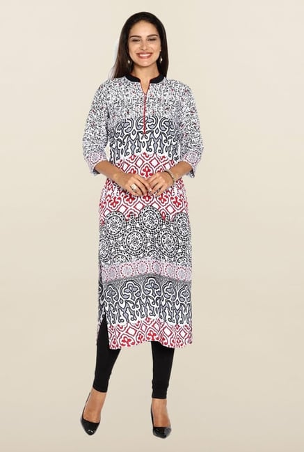 Soch Multicolor Printed Cotton Kurti Soch Multicolor Printed Cotton Kurti