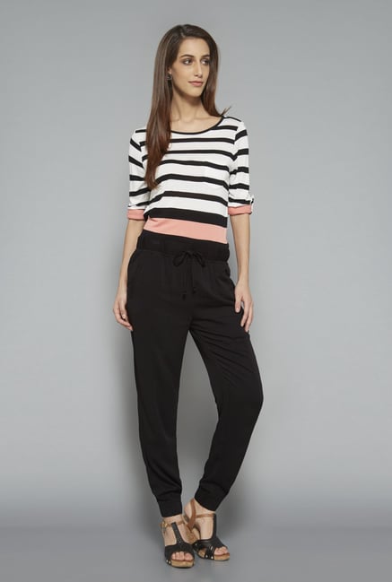 L.O.V Black Striped Top L.O.V Black Striped Top