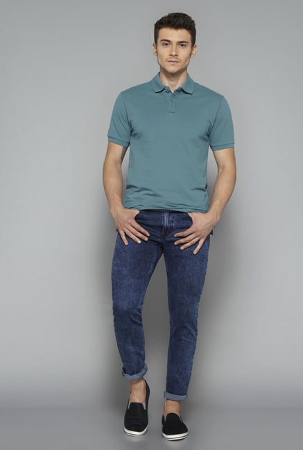 Nuon by Westside Green Solid T-Shirt Nuon by Westside Green Solid T-Shirt