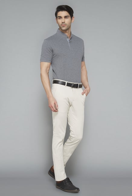 Ascot Grey Solid T-Shirt Ascot Grey Solid T-Shirt