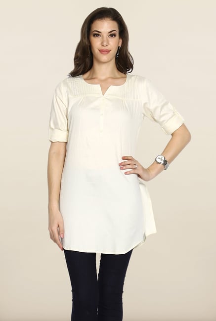 Soch Off-White Cotton Tunic Soch Off-White Cotton Tunic