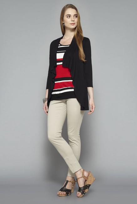 L.O.V Black Striped Top L.O.V Black Striped Top