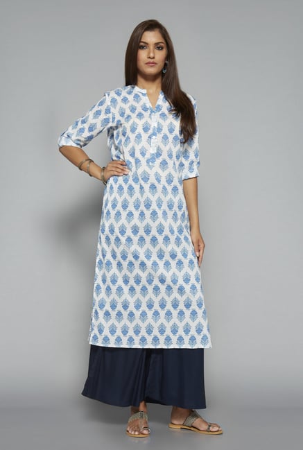 Utsa Navy Solid Palazzo Utsa Navy Solid Palazzo
