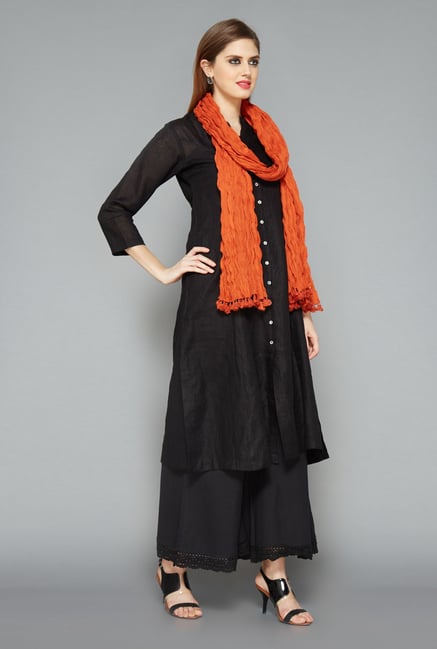 Utsa Orange Crushed Dupatta Utsa Orange Crushed Dupatta