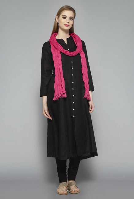 Utsa Candy Pink Crushed Dupatta Utsa Candy Pink Crushed Dupatta