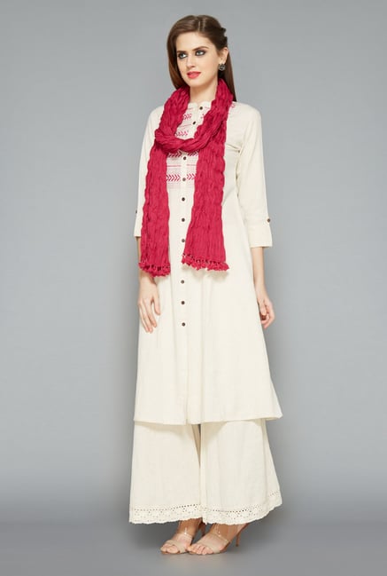 Utsa Pink Crushed Dupatta Utsa Pink Crushed Dupatta