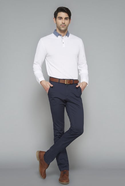 Ascot White Solid T-Shirt Ascot White Solid T-Shirt