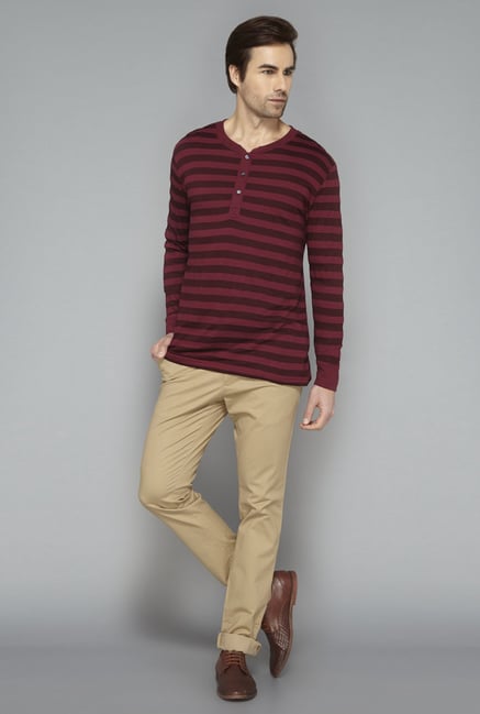 Ascot Wine Striped T-Shirt Ascot Wine Striped T-Shirt