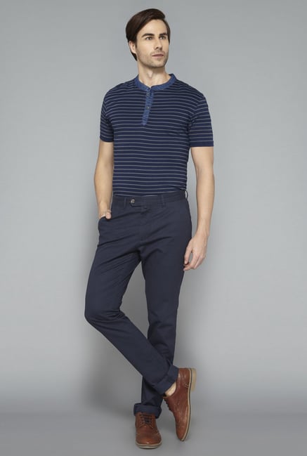 Ascot Indigo Striped T-Shirt Ascot Indigo Striped T-Shirt
