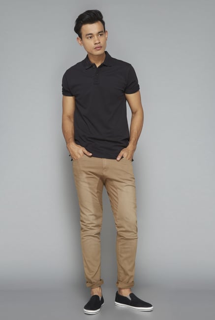 Nuon by Westside Black Solid T-Shirt Nuon by Westside Black Solid T-Shirt