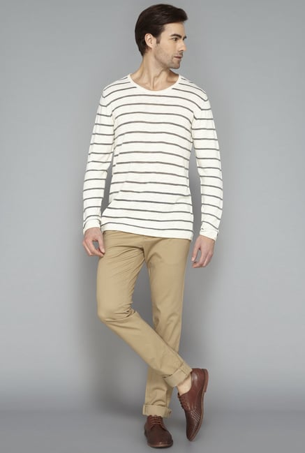 Ascot Off-White Striped T-Shirt Ascot Off-White Striped T-Shirt