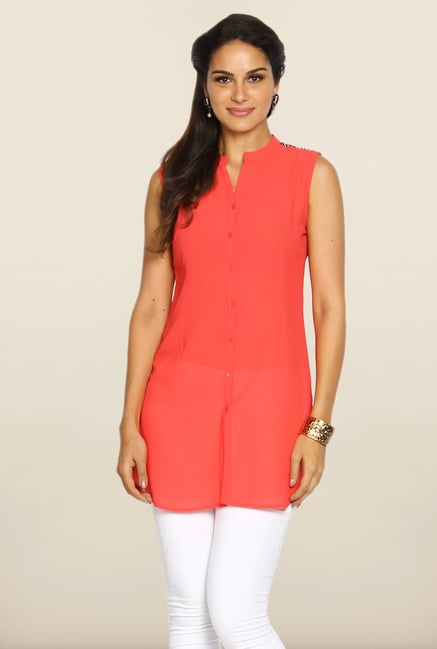 Soch Coral Georgette Tunic Soch Coral Georgette Tunic