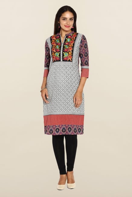 Soch Multicolor Printed Kurti Soch Multicolor Printed Kurti