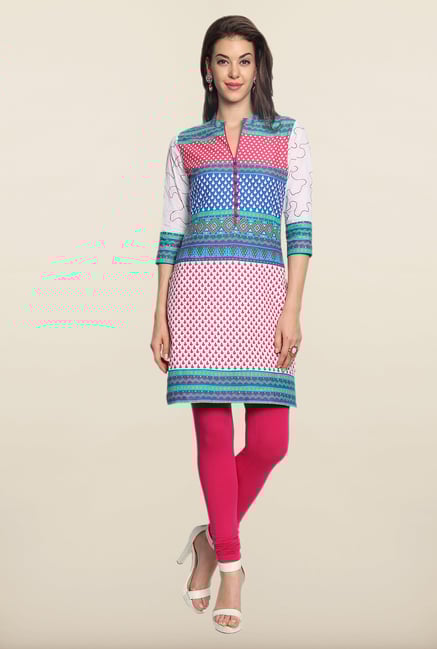 Soch Multicolor Printed Cotton Kurti Soch Multicolor Printed Cotton Kurti