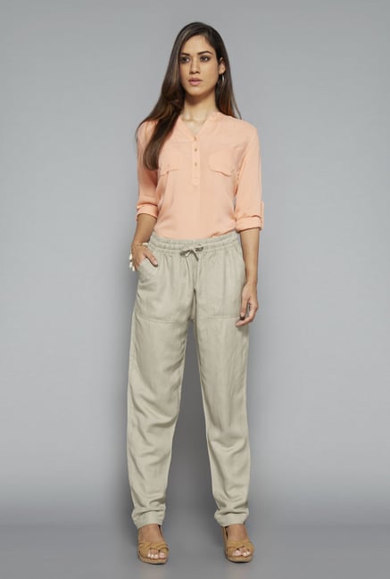L.O.V Pink Solid Blouse L.O.V Pink Solid Blouse
