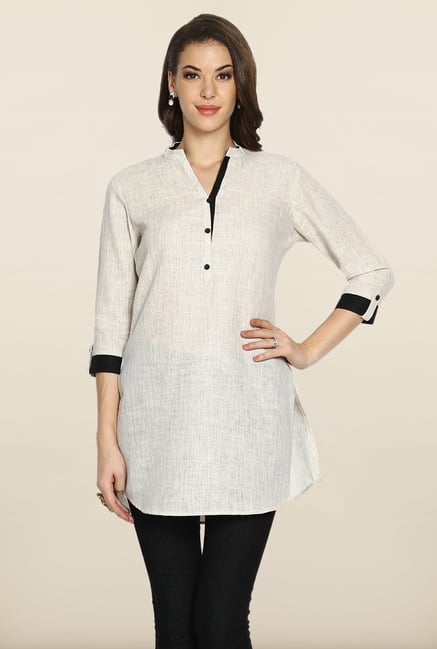 Soch Beige Striped Tunic Soch Beige Striped Tunic
