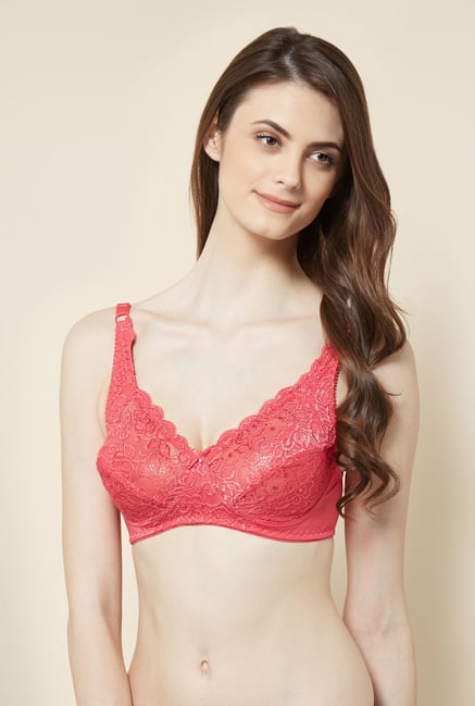 Little Lacy Coral Lace Non-Padded Bra Little Lacy Coral Lace Non-Padded Bra