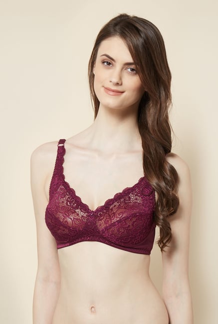 Little Lacy Wine Lace Bra Little Lacy Wine Lace Bra
