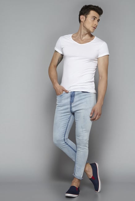 Nuon by Westside Light Blue Slim Fit Jeans Nuon by Westside Light Blue Slim Fit Jeans