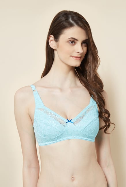 Little Lacy Sky Blue Lace Bra Little Lacy Sky Blue Lace Bra