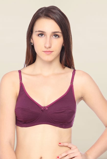 Lovable Purple Non-Wired Plunge Bra Lovable Purple Non-Wired Plunge Bra