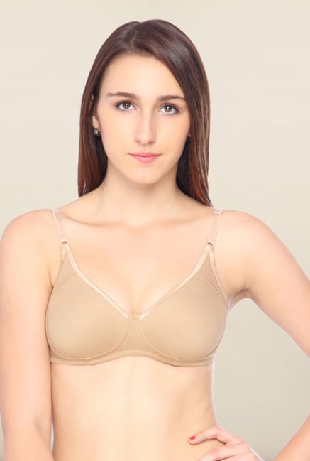 Lovable Beige Full Coverage Plunge Bra Lovable Beige Full Coverage Plunge Bra