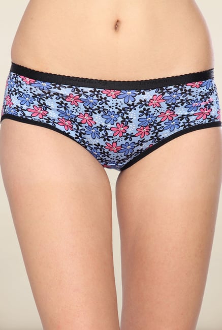 Lovable Blue Floral Printed Briefs (Pack of 3) Lovable Blue Floral Printed Briefs (Pack of 3)