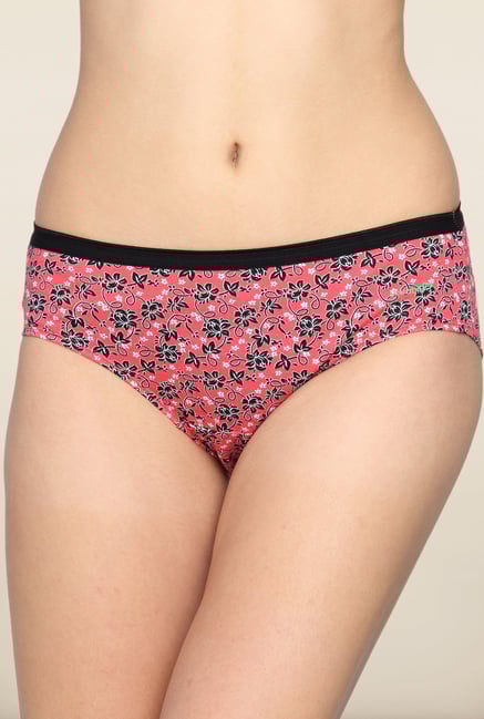 Lovable Pink Floral Printed Briefs (Pack of 3) Lovable Pink Floral Printed Briefs (Pack of 3)
