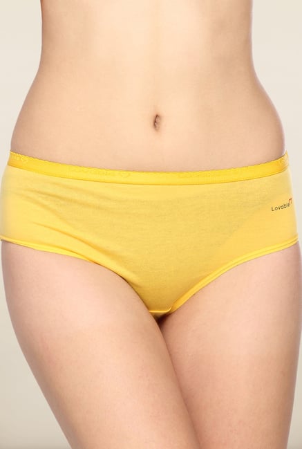 Lovable Yellow Solid Briefs (Pack of 3) Lovable Yellow Solid Briefs (Pack of 3)
