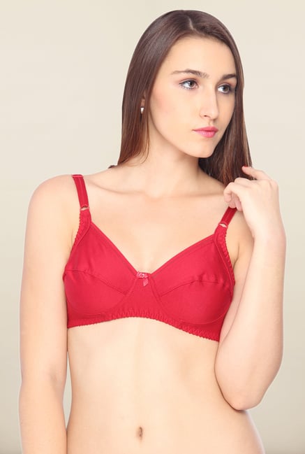 Lovable Maroon Full Coverage Non-Wired Bra Lovable Maroon Full Coverage Non-Wired Bra