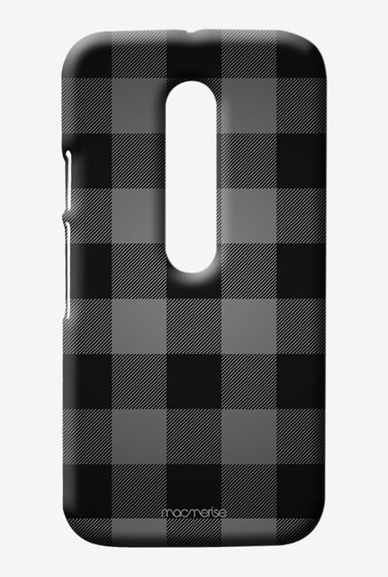 Macmerise Checkmate Black Sublime Case for Moto G3 Macmerise Checkmate Black Sublime Case for Moto G3