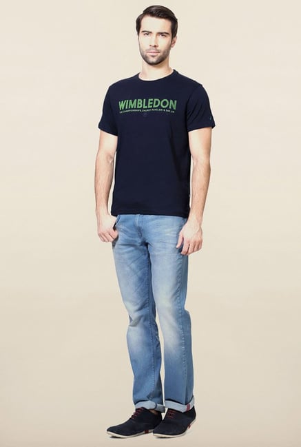 Allen Solly Navy Wimbledon T-Shirt Allen Solly Navy Wimbledon T-Shirt