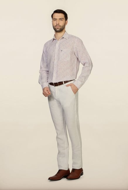 Allen Solly Multicolour Printed Slim Fit Shirt Allen Solly Multicolour Printed Slim Fit Shirt