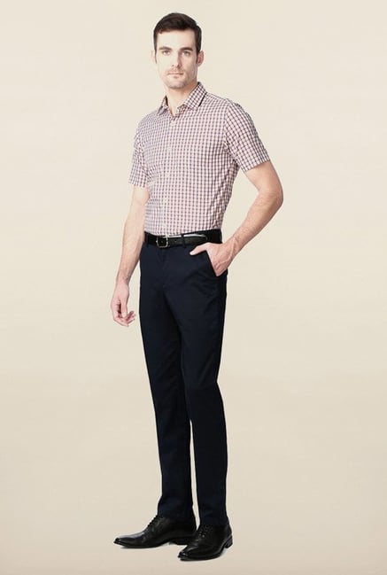 Peter England Yellow Checks Casual Shirt Peter England Yellow Checks Casual Shirt