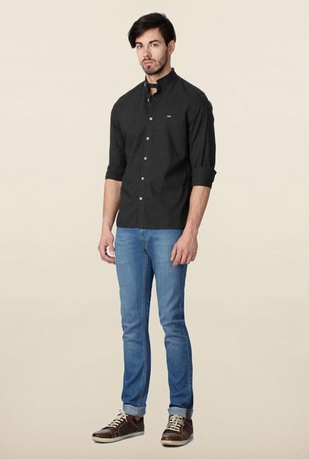 Peter England Grey Casual Shirt Peter England Grey Casual Shirt