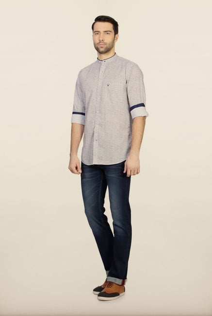 Allen Solly Multicolour Printed Casual Shirt Allen Solly Multicolour Printed Casual Shirt