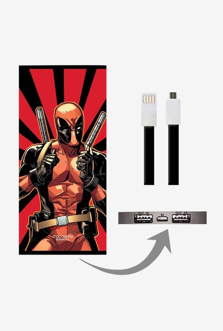 Macmerise Smart Ass Deadpool 8000 mAh Universal Power Bank Macmerise Smart Ass Deadpool 8000 mAh Universal Power Bank