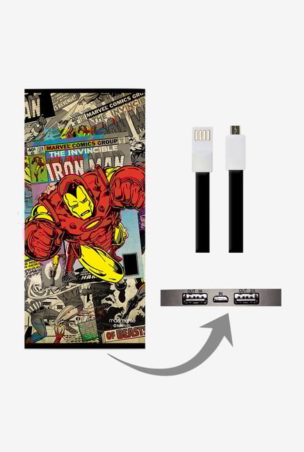 Macmerise Comic Ironman 8000 mAh Universal Power Bank Macmerise Comic Ironman 8000 mAh Universal Power Bank