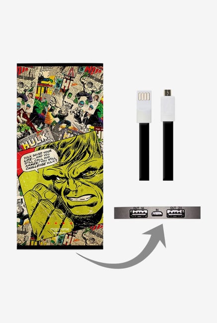 Macmerise Comic Hulk 8000 mAh Universal Power Bank Macmerise Comic Hulk 8000 mAh Universal Power Bank
