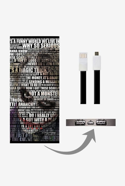 Macmerise Joker Quotes 8000 mAh Universal Power Bank Macmerise Joker Quotes 8000 mAh Universal Power Bank