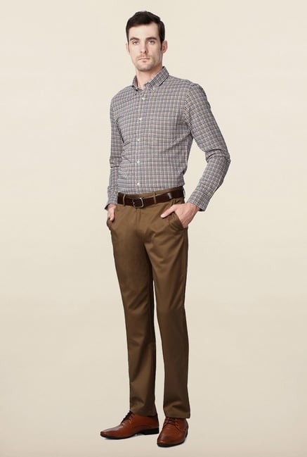 Peter England Multicolour Checks Casual Shirt Peter England Multicolour Checks Casual Shirt