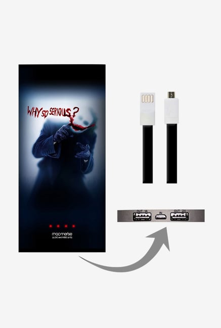 Macmerise Why So serious 8000 mAh Universal Power Bank Macmerise Why So serious 8000 mAh Universal Power Bank