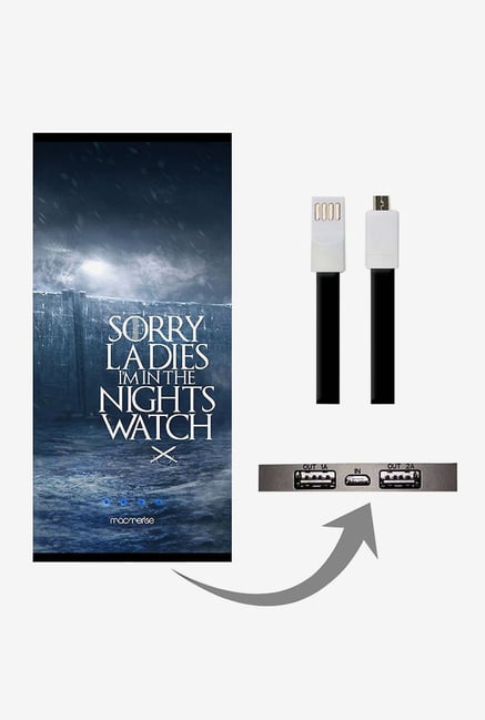 Macmerise Nights Watch 8000 mAh Universal Power Bank Macmerise Nights Watch 8000 mAh Universal Power Bank