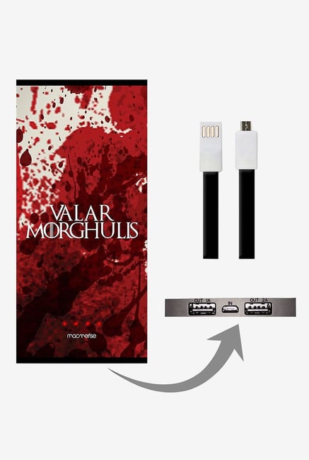 Macmerise Valar Morghulis 8000 mAh Power Bank Macmerise Valar Morghulis 8000 mAh Power Bank