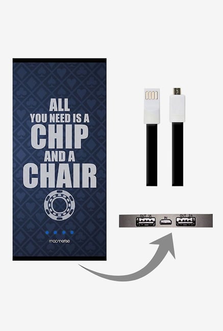 Macmerise Poker Essentials 8000 mAh Universal Power Bank Macmerise Poker Essentials 8000 mAh Universal Power Bank