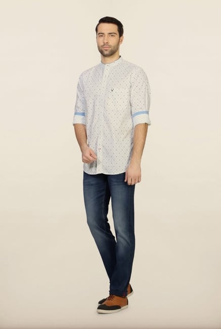Allen Solly White Casual Shirt Allen Solly White Casual Shirt