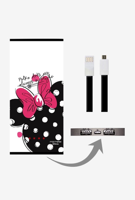 Macmerise Polka Minnie 8000 mAh Universal Power Bank Macmerise Polka Minnie 8000 mAh Universal Power Bank