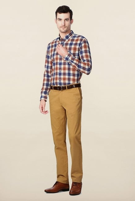 Peter England Multicolour Checks Casual Shirt Peter England Multicolour Checks Casual Shirt