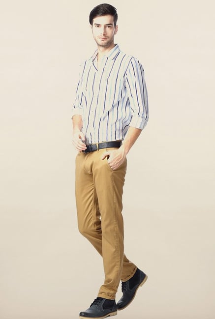 Peter England White Casual Shirt Peter England White Casual Shirt